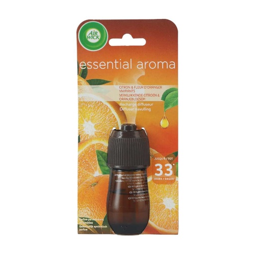 [12777] Air Wick Automatischer Lufterfrischer Nachfüller 15ml Essential Aroma Oil Lemon & Orange