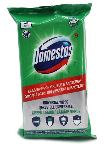 [14126] Domestos Mehrzwecktücher 60Stück Green Lemon