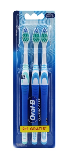 [14178] Oral-B Zahnbürste 3Stück Classic Care 35 Medium 2+1