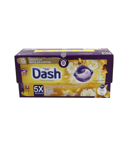 [15268] Dash (Lenor) All-in-1 Waschmittel PODS Amber & Orchidee 30WL