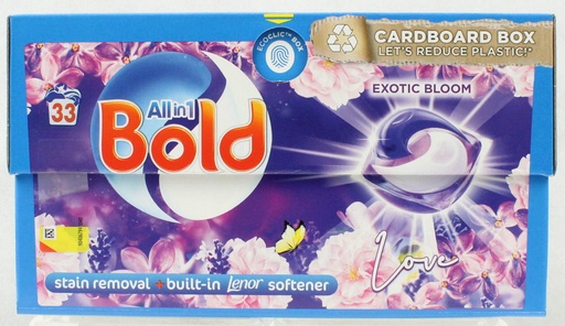 [15223] Bold =(Lenor) All-in-1 Pods Exotic Bloom 33WL