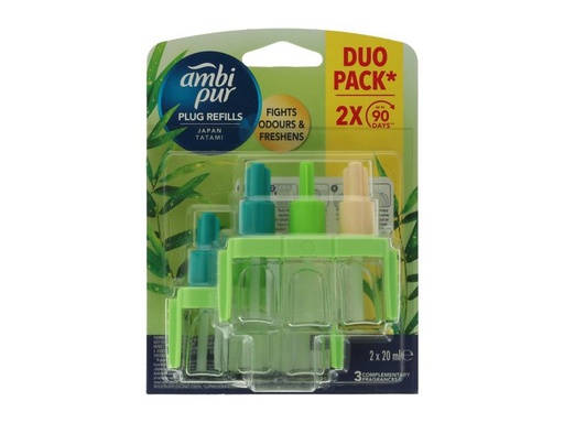 [9746] Ambi Pur 3Volution Elektrischer Lufterfrischer Nachfüller 2x20ml Japan Tatami