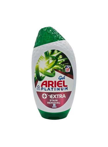 [15227] Ariel Platinum Ultra Power Waschmittel Gel (Super Konzentrat) + Extra Fleckentfernung 27WL