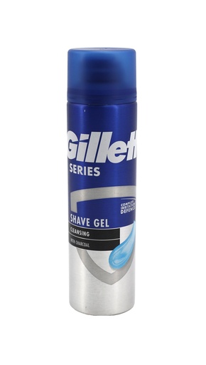 [16223] Gillette Series Rasiergel 200ml Cleaning mit AktivKohle