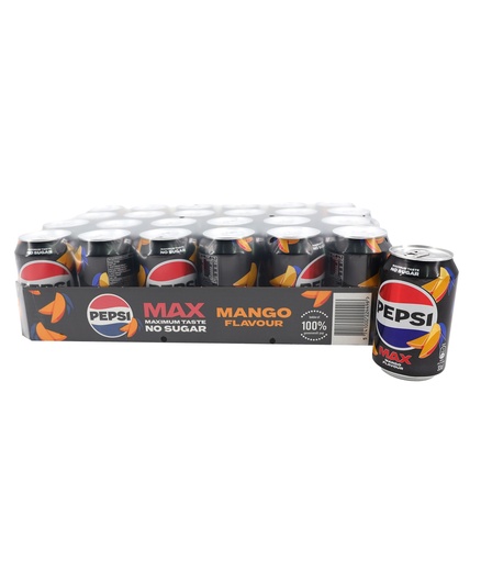 [14079] Pepsi Max Mango 24x330ml Can