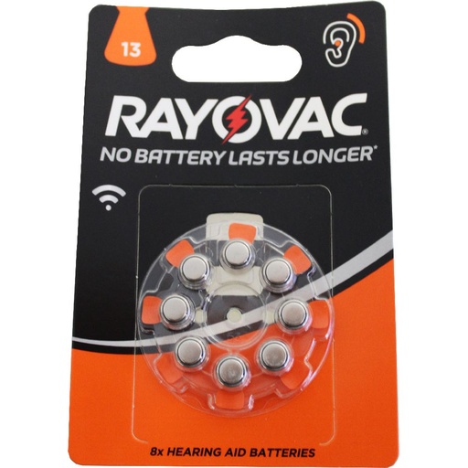 [8284] R Rayovac Knopfzellen für Hörgeräte 13