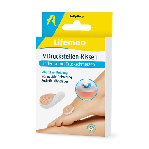 [3598] Lifemed Druckstellen-Kissen hautfarben, 9er