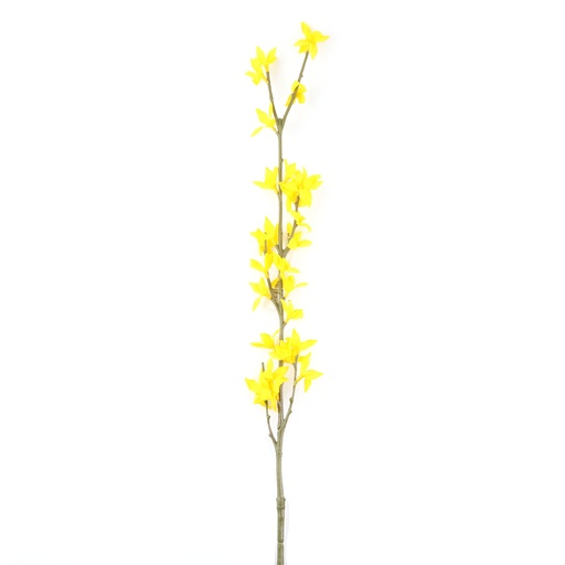 [13349] Kunstblume Forsythiezweig 74cm