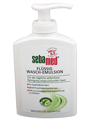 [13719] sebamed Flüssig Wasch Emulsion Olivenöl Spender 200ml