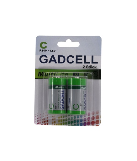 [15425] Batterie R14P/C "Gadcell", 2er