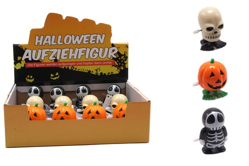 [13575] Halloween-Figur "Crazy" 8cm hüpfend, zum aufziehen