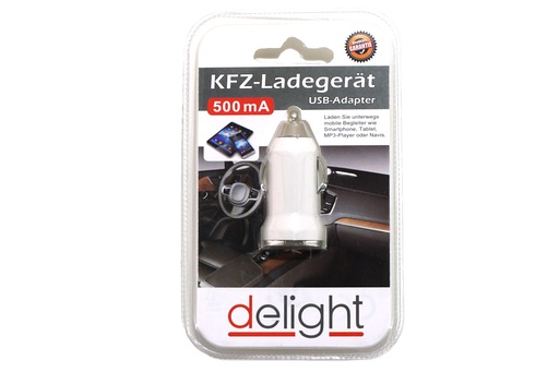 [14802] KFZ-Adapter USB, weiß