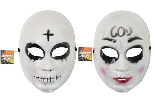 [13558] Halloween Maske "Horror Mask", 23,5x15cm