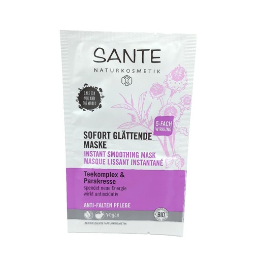 [6860] Sante Naturkosmetik Face Mask 2x4ml Smoothing