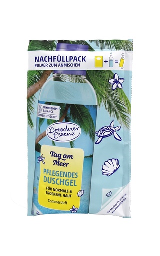 [15980] Dresdner Essenz Duschgel 40g Tag am Meer, Pulver zum anmischen