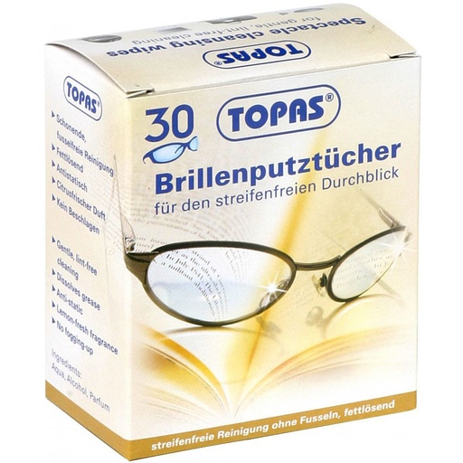 [4015321160001] Topas Brillenputztücher 30Stück