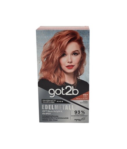[15872] got2b Haarfarbe Edelmetall M97 Coral Metallic Blond