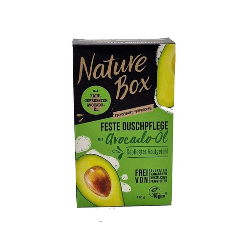 [5247] Nature Box Festes Duschpflege mit Avocado-Öl 150g