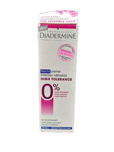 [1442] Diadermine High Tolerance Nachtcreme Intensiv Tube 50ml