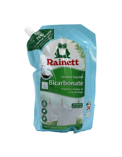 [16290] Rainett =(Frosch) Waschmittel mit Bikarbonat 34WL 1,7 L Beutel