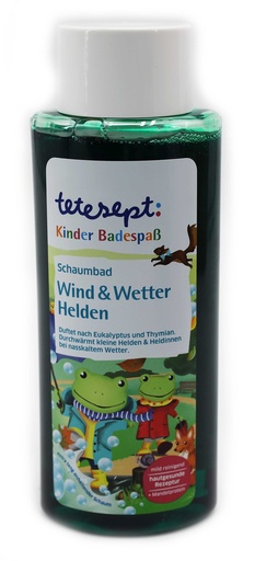 [4008491208581] tetesept Kinder Badespaß Schaumbad Wind&Wetter Helden 400ml