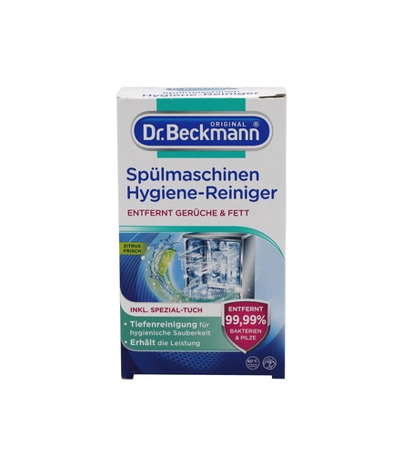 Dr.Beckmann Spülmaschinen Hygiene Reiniger 75g+Feuchttuch
