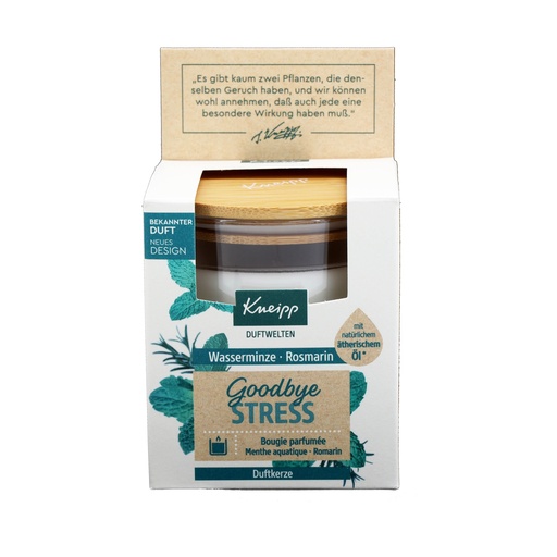 [13492] Kneipp Duftkerze 145g Goodbye Stress