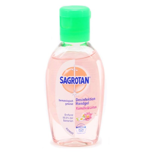 [5777] Sagrotan Hand Disinfectant 50ml Chamomile&Lotus 