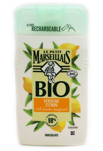 [13840] Le Petit Marseillais Energizing Duschgel Verbena Lemon Organic 250 ml