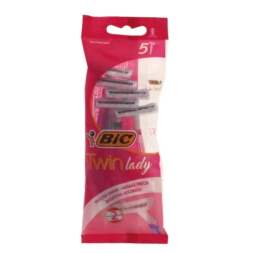 [12577] BIC Einwegrasierer 5 Stück Twin Lady