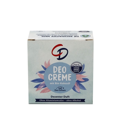 [13296] CD Deocreme 50ml mit Bio-Kokosöl Wasserlilie