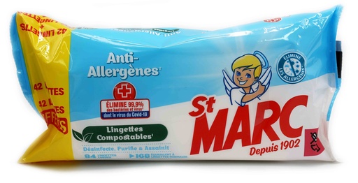 [13910] St Marc Multi-Reinigungstücher, 84 Stück, Antiallergen