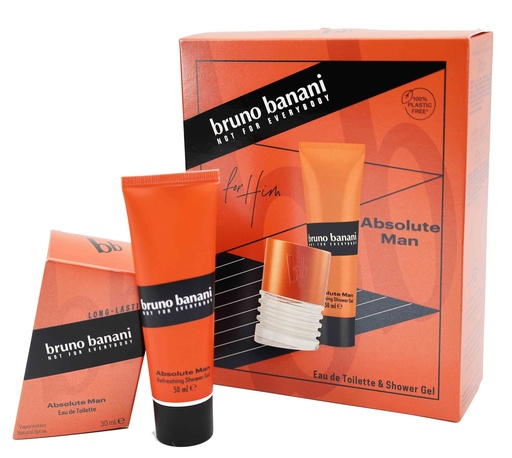 [13936] Bruno Banani Geschenkset Absolute Man EDT 30ml + Duschgel 50ml