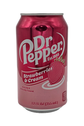 [15197] Dr Pepper USA Strawberries & Cream 355ml