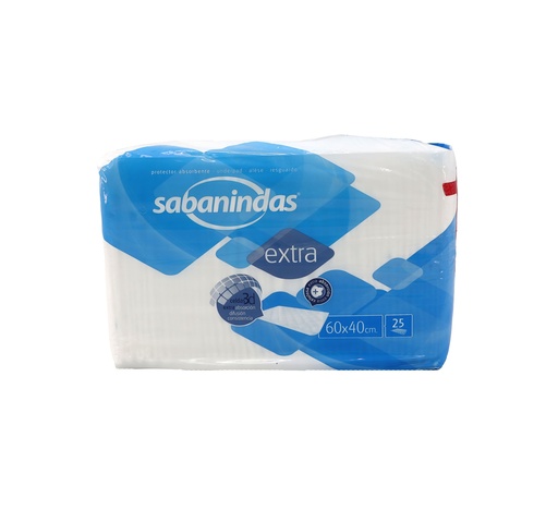 [P0000099] Sabanindas Extra Bettschutzeinlagen 40x60 cm 25Stück