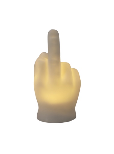 [P0000271] LED Licht "Mittelfinger", 7x3x9cm, im Display