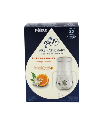 [P0000407] Glade Aromatherapy Essential Oils elektrischer Lufterfrischer 20ml Orange & Neroli