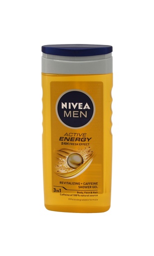 [P0000424] NIVEA Men Active Energy Duschgel, 250 ml