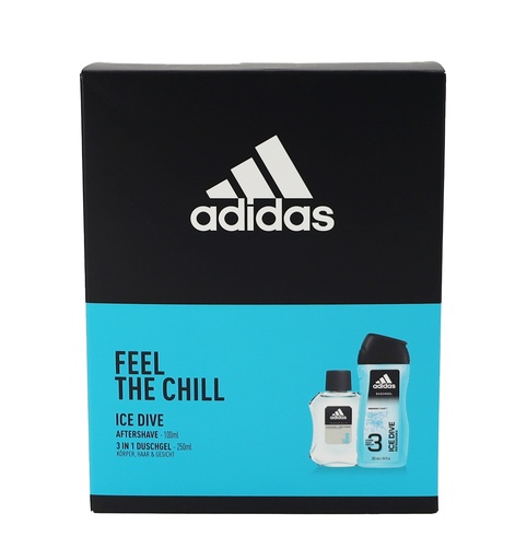 [P0000901] Adidas GeschenkSet Ice Dive - Duschgel 250ml + Aftershave 100ml