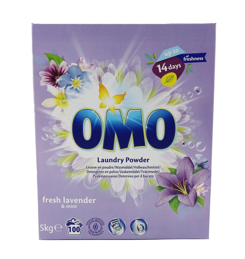 [P0000923] Omo Waschpulver 100WL 5kg Lavendel