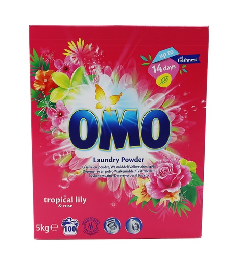 [P0000924] Omo Waschpulver 100WL 5kg Tropical