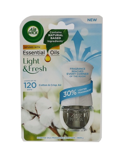 [P0000935] Air Wick elektrischer Duftstecker Complete Kit Cotton & Crisp 19ml