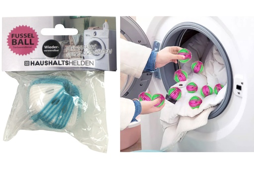 [P0001012] Fusselball für Waschmaschine und Trocker Ø 5cm