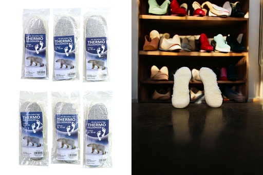 [P0001050] Einlegesohle Thermo/Fell, 6 Größen, 36-45