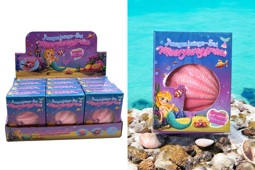 [P0001059] Ausgrabung Set "DIG IT" Meerjungfrau, 7x8x2,5cm, 7fach sortiert Display