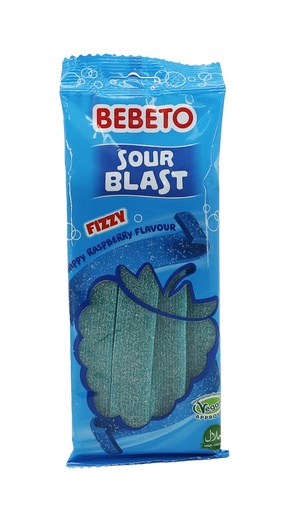 [P0001128] Bebeto 180g Sour Blast Fizzy Raspberry