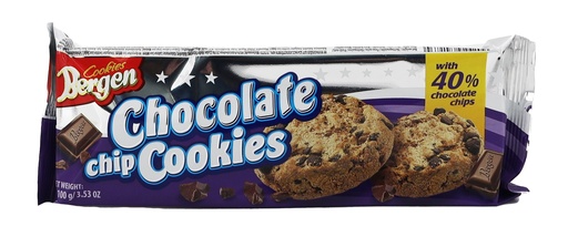 [P0001133] Bergen Normaler Keks 100g Chocolate Chip Milk