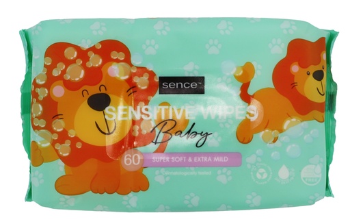 [P0001307] Sence Feuchttücher für Babys 60Stück Sensitive