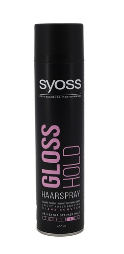 [P0001329] Syoss Haarspray 400ml Gloss Hold extra stark