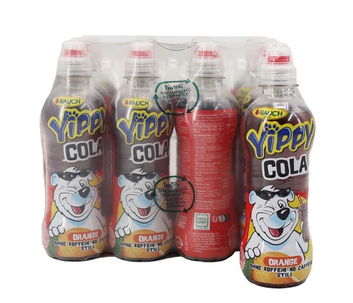 [P0001448] Rauch Erfrischungsgetränk Yippy Cola Orange 12x0,33L